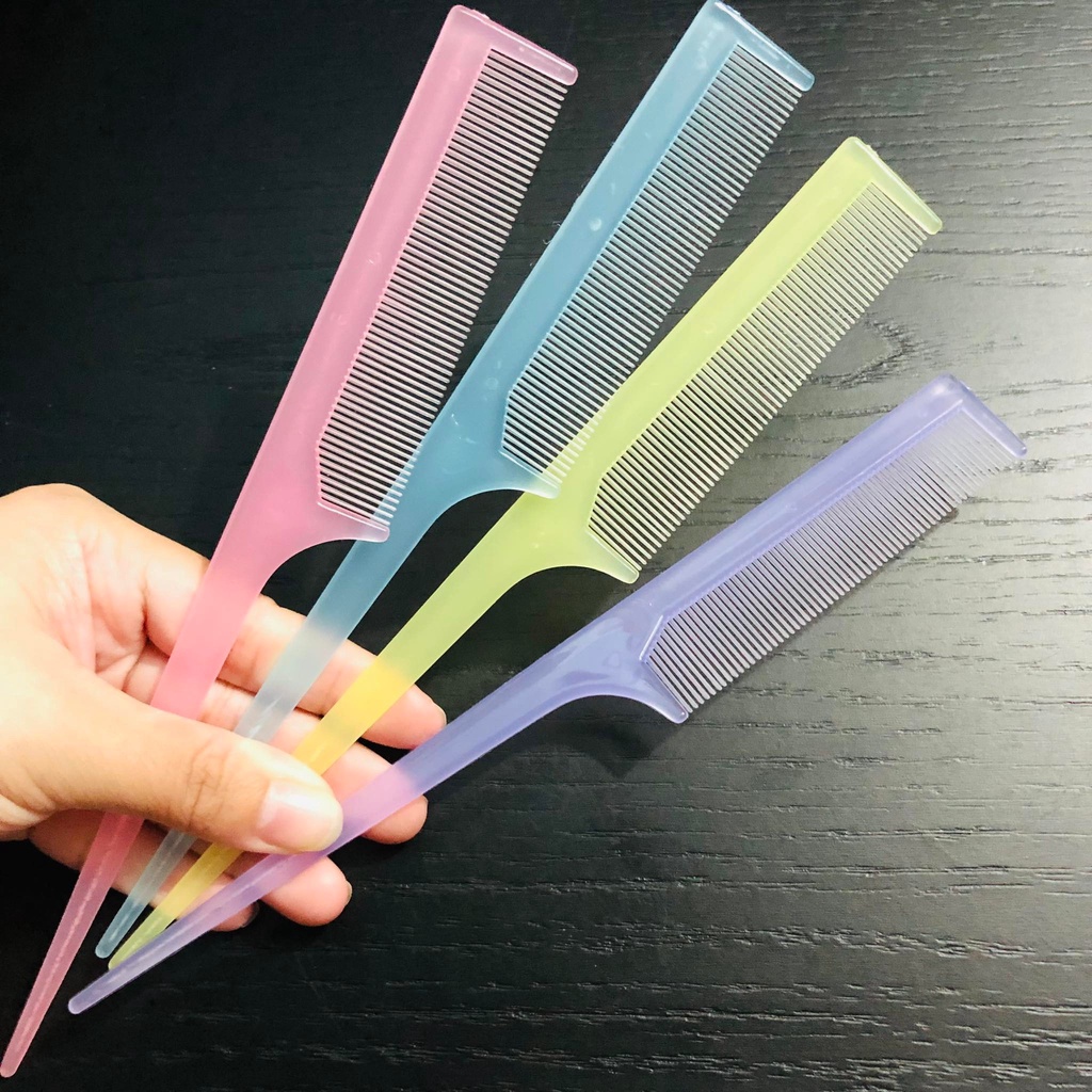 Lược Cán Nhọn Chia Tóc, Búi Tóc Nhanh Chóng Tiện Lợi