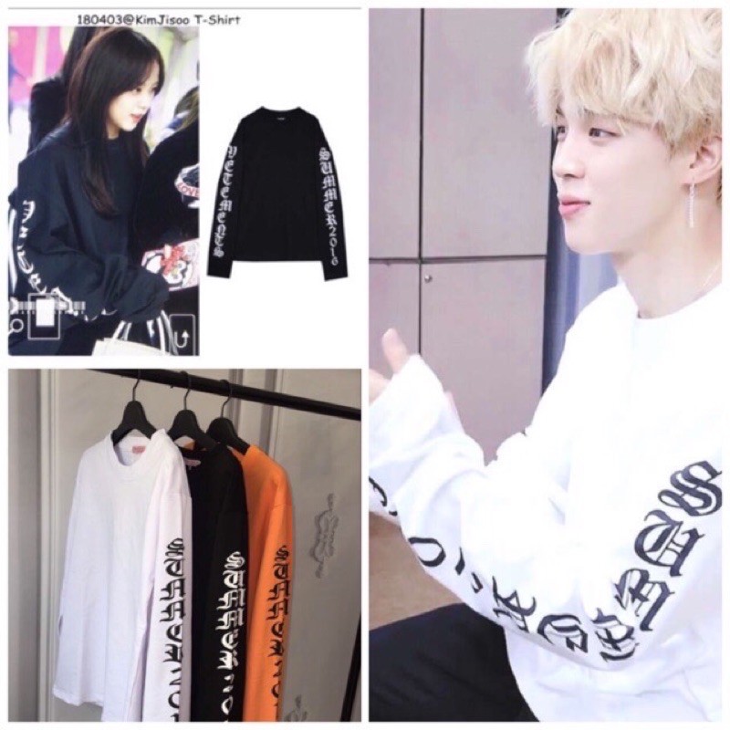 Sweater BTS BP chữ tay hàng sẵn