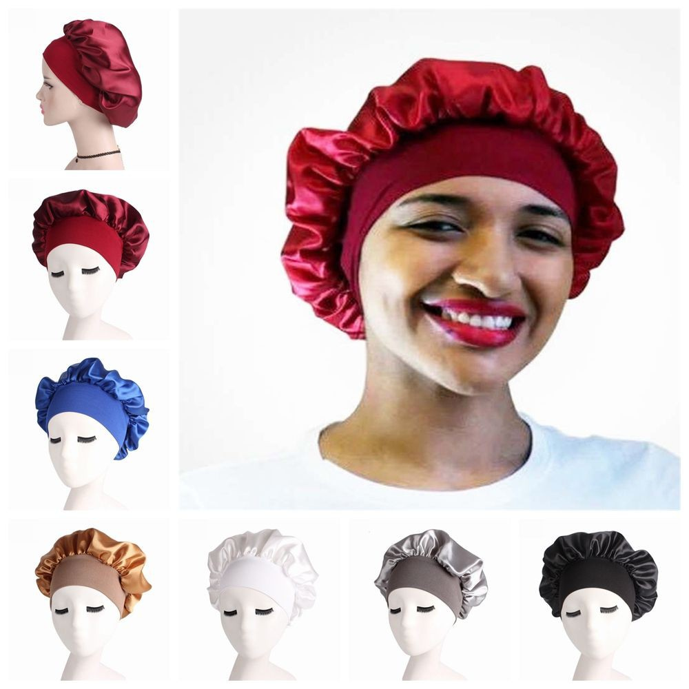 (Hàng Mới Về) Mũ Trùm Tóc Khi Ngủ Co Giãn Nhiều Màu Thời Trang Cho Nữ