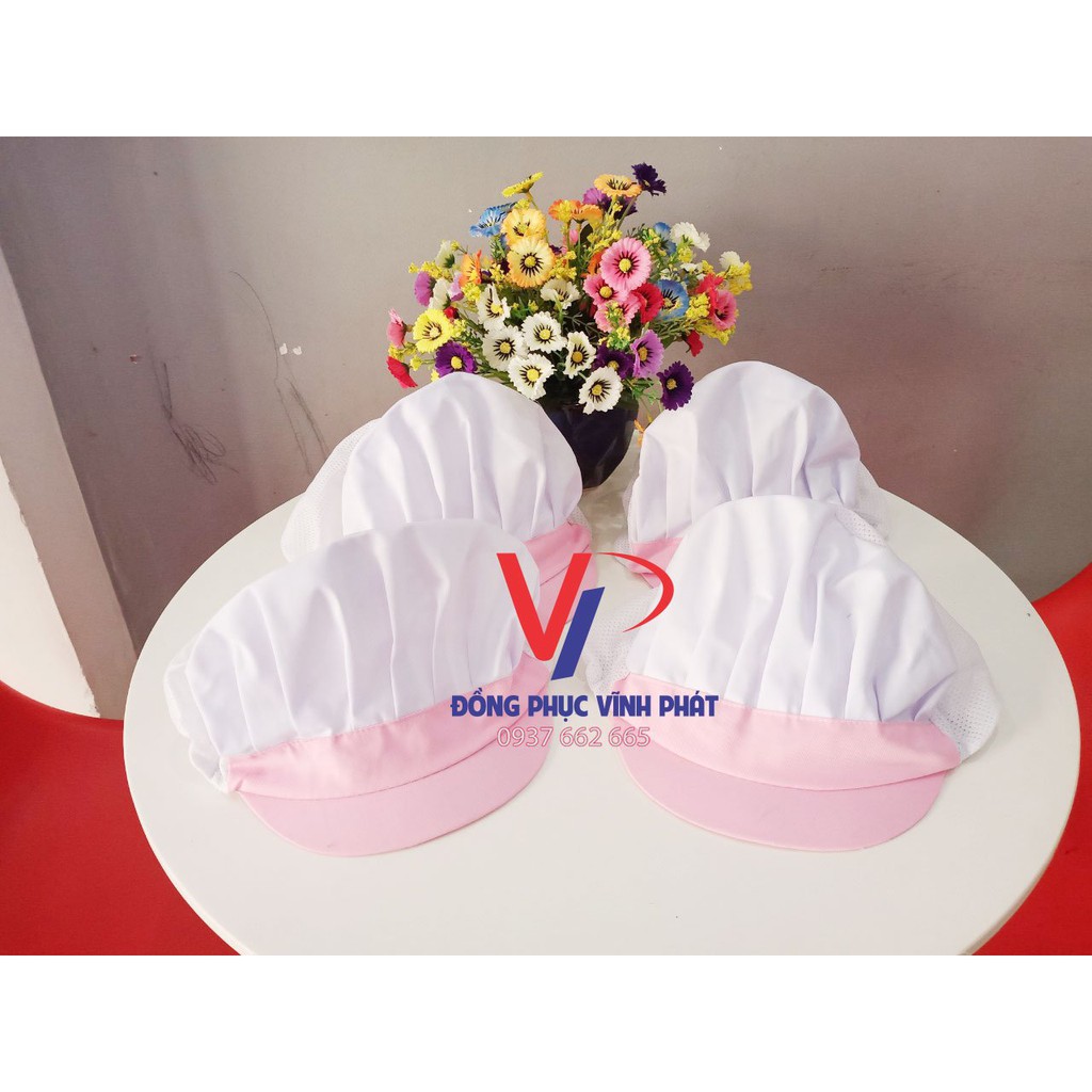 Nón vải lưới trùm tóc công nhân thủy sản, thực phẩm - Nón lưới trùm tóc công nhân sản xuất, Mũ trùm tóc y tế