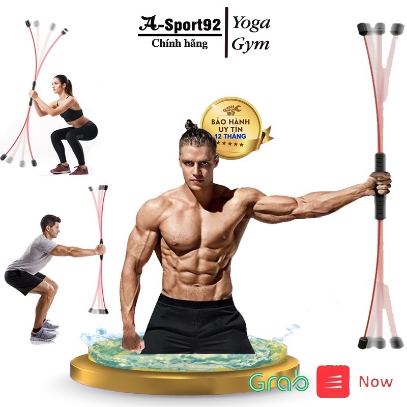 Dụng Cụ Tập Thể Dục Giảm Béo Đàn Hồi Đa Năng Felix Tại Nhà, Thanh Rung Đàn Hồi (Loại 1)