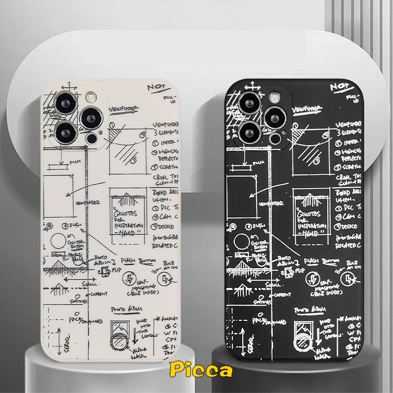 Ốp Điện Thoại TPU Mềm Hình Toán Học Cho Realme C35 C31 C11 2021 C21Y C25Y C25 C25S C15 5I 6i 6 7 C12 5 6S C17 C20A 8 8Pro 7I