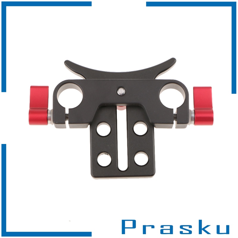 [PRASKU]Universal 15mm Lens Support with 50mm Adjustable Height and Adjustable Trimmer