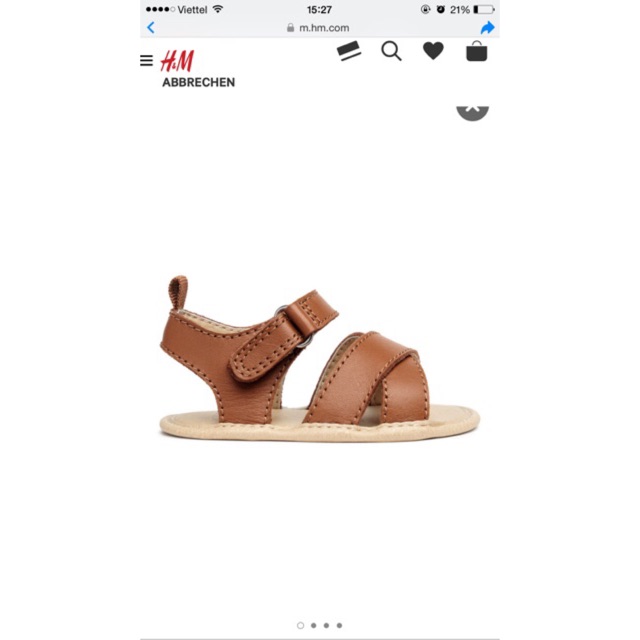 Sandal H&m auth full hộp