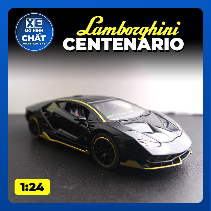 Xe Mô Hình Tĩnh Bằng Kim Loại Lamborghini Centenario LP770-4 1:24