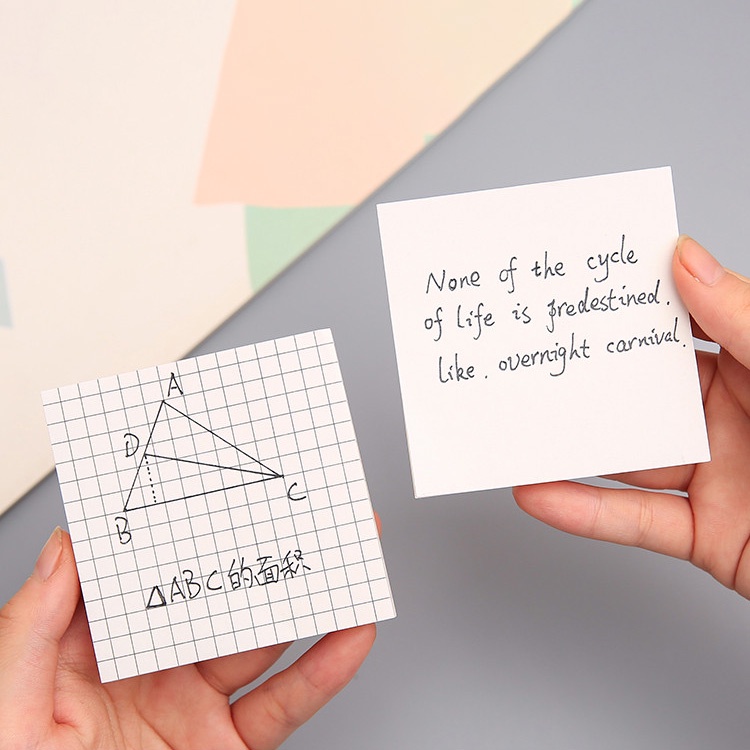 Set 80 tờ giấy ghi chú màu trắng tiện dụng chất lượng cao