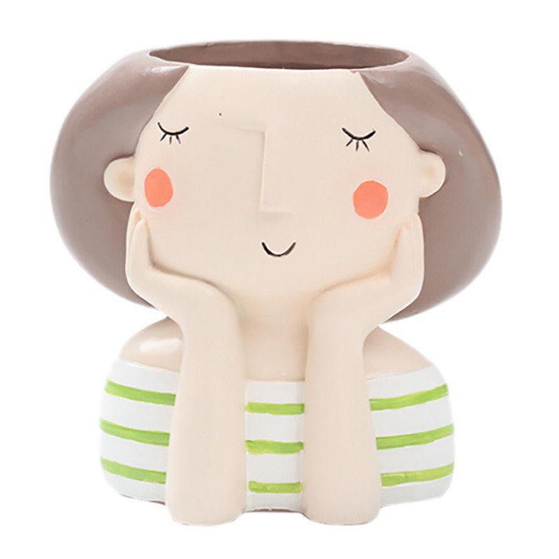 Chậu cây hoa đá mini hình dễ thương