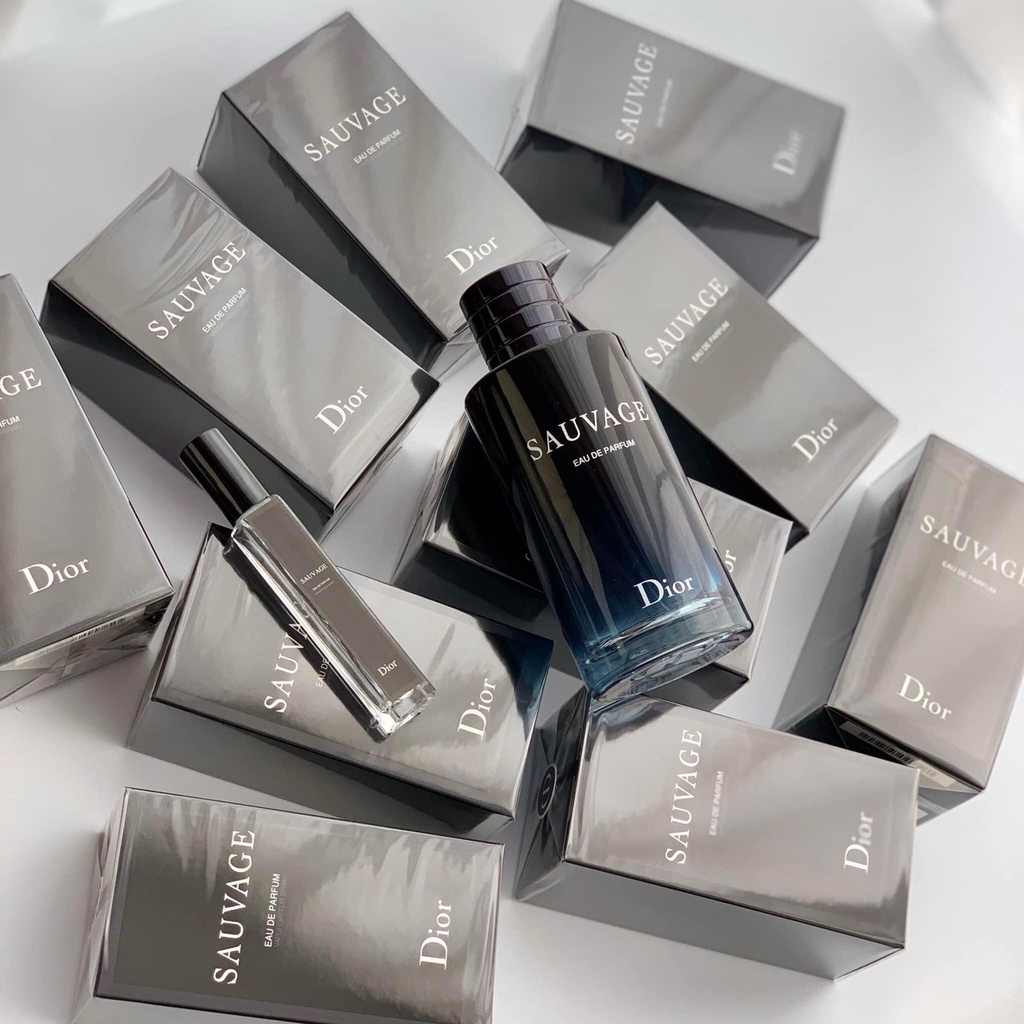 Nước Hoa Nam SAUVAGE , Hương Thơm Phóng Khoáng, Nam Tính, Cuốn Hút, Chai Xịt 10ml Cực Tiện Dụng
