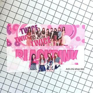 Banner Twice Black Pink