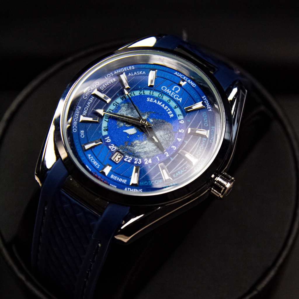 Đồng Hồ Nam dây da OMEGA 688 Seemas Máy Nhật Lịch Kim Trôi Chống Nước Cao Cấp | BigBuy360 - bigbuy360.vn