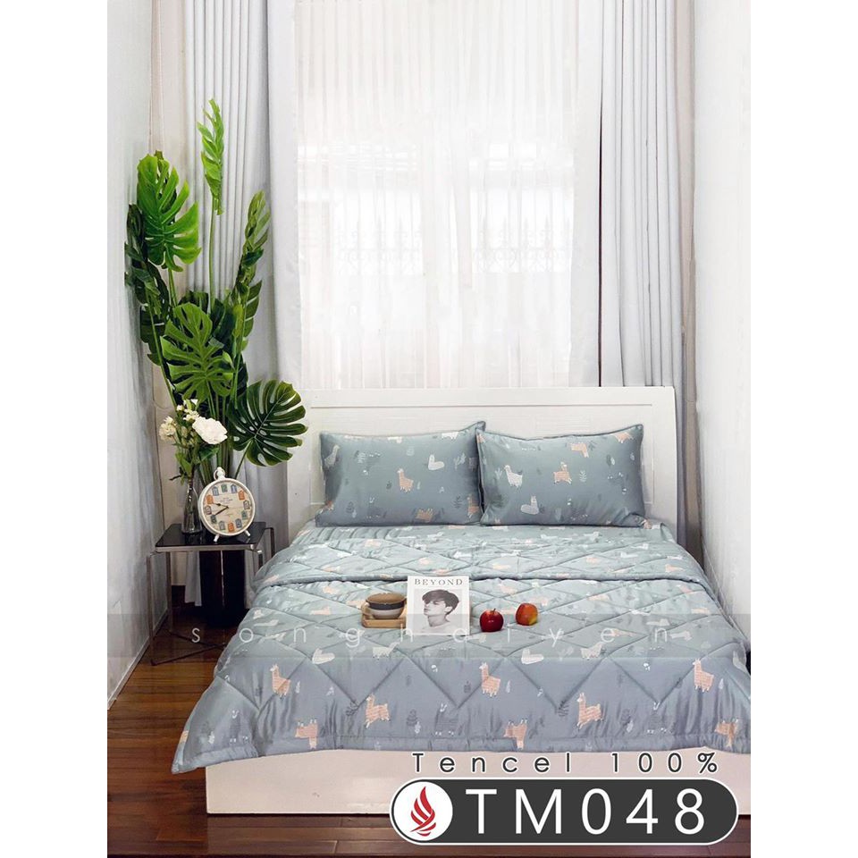 80cm vải lụa tencel 40s khổ 2m5, chuyên dùng may ga gối