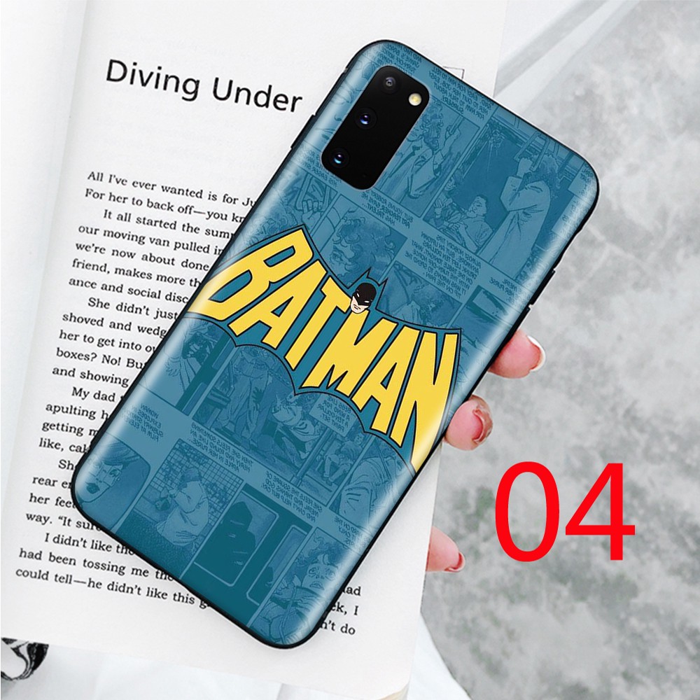 Ốp Lưng Mềm In Hình Logo Batman Cho Samsung Galaxy A11 A21 A31 A51 A71 A81 A91 A2 Core S7 Edge