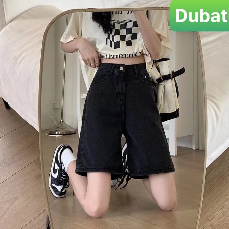 QUẦN SHORT SỌT JEAN LỬNG KIỂU NGỐ NỮ ỐNG SUÔNG RỘNG LƯNG CAO NÂNG MÔNG HÀN QUỐC HOT TREND 2022 - DUBATI FASHION