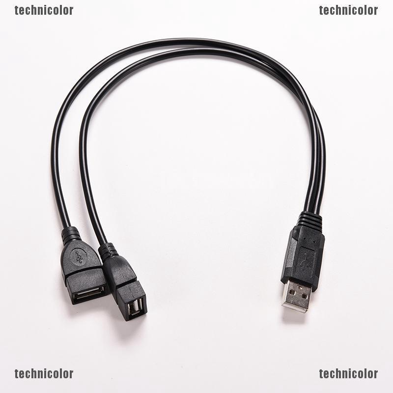 Cáp Chia Chữ Y Chuyển Đổi USB 2.0 A Male Sang 2 Dual USB Female