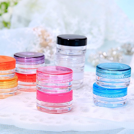 tui đựng mỹ phẩm sữa tắm mĩ nhựa đựng hình dạng tròn Hộp kem dưỡng da Hộp kem Hộp đựng mẫu Hộp đựng mẫu Hộp nhựa nhỏ Hộp mỹ phẩm