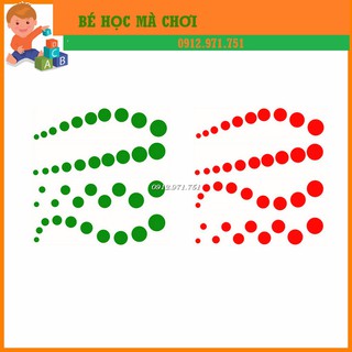 Bộ 16 thẻ ghép Trụ không núm