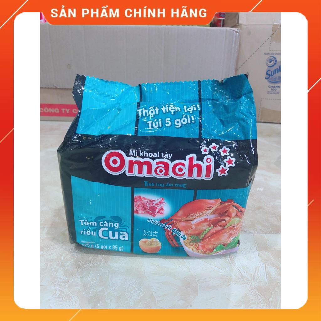 Túi 5 gói Mì Omachi Bò Hầm/Sườn Heo/Riêu Cua/Spagetty | BigBuy360 - bigbuy360.vn
