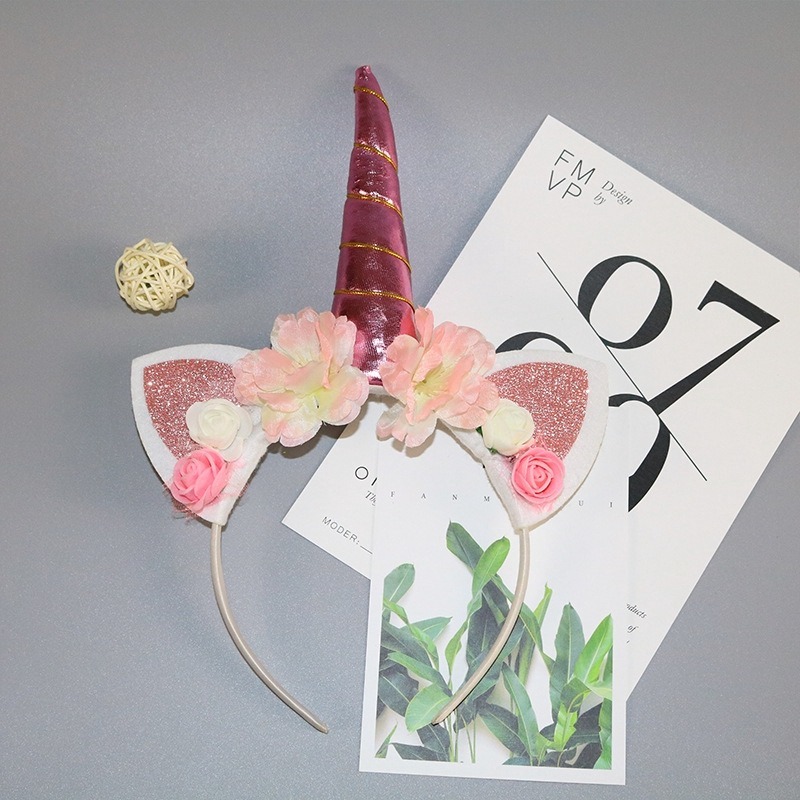 Băng Đô Cài Tóc Hình Sừng Kì Lân Dễ Thương