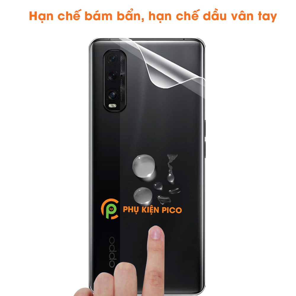 Dán lưng Oppo Find X2 full mặt lưng trong suốt PPF tự phục hồi vết xước - Dán dẻo Oppo Find X2