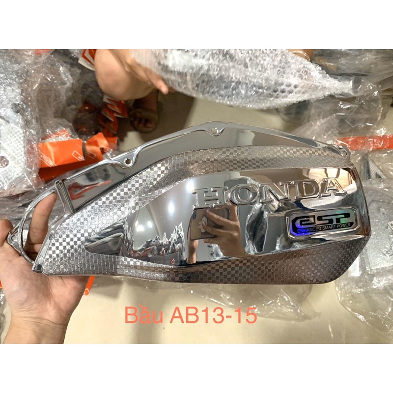 Full bộ ốp bảo vệ mạ xi crom trắng dành cho e Air Blade 13-15 (AB 13-15)