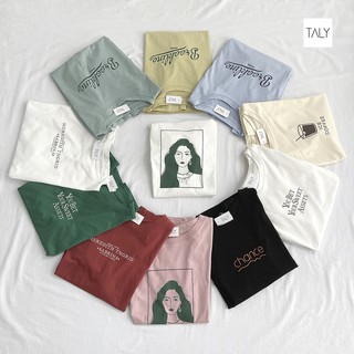 Áo thun in hình cô gái TALY AT2853