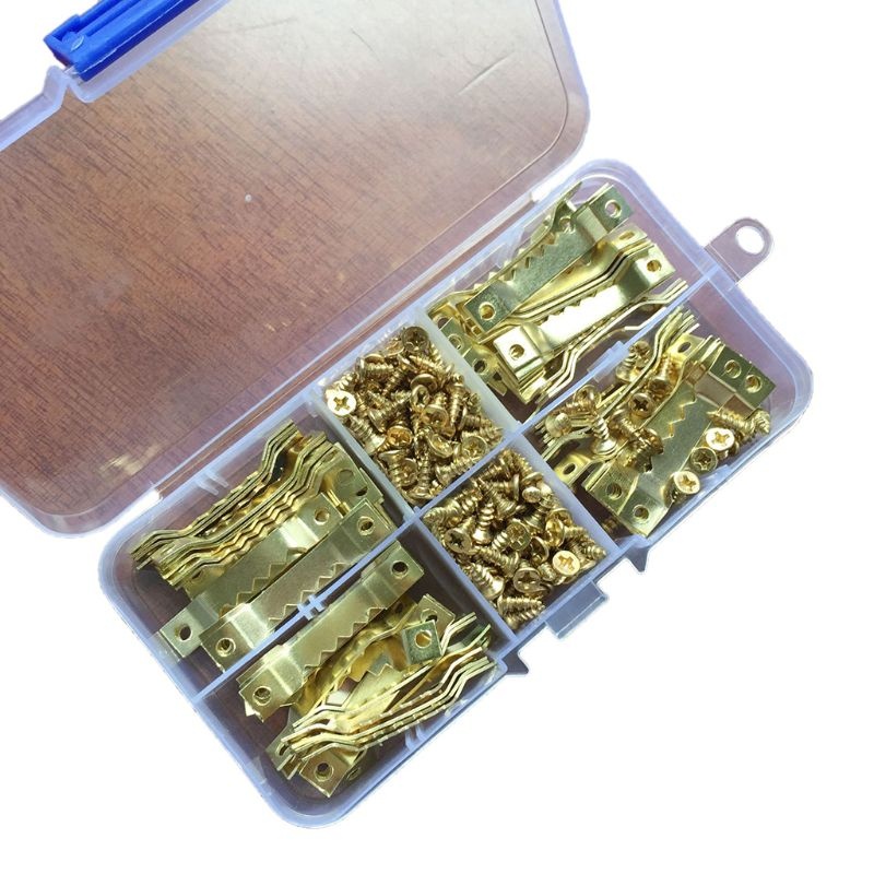 Wer Set 100 Móc Treo Khung Ảnh Một Mặt Có 200 Răng Cưa