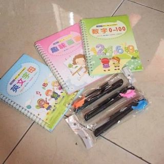 Combo 10 Vở học tự xóa thần kỳ