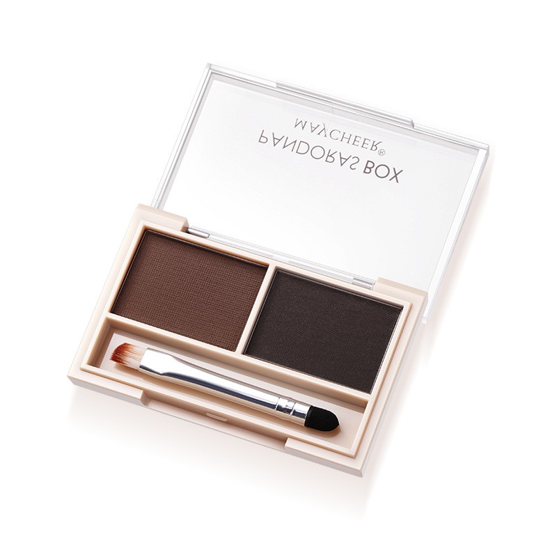 Bảng phấn trang điểm lông mày MAYCHEER 2 màu sắc tự nhiên chống thấm nước và mồ hôi lâu trôi