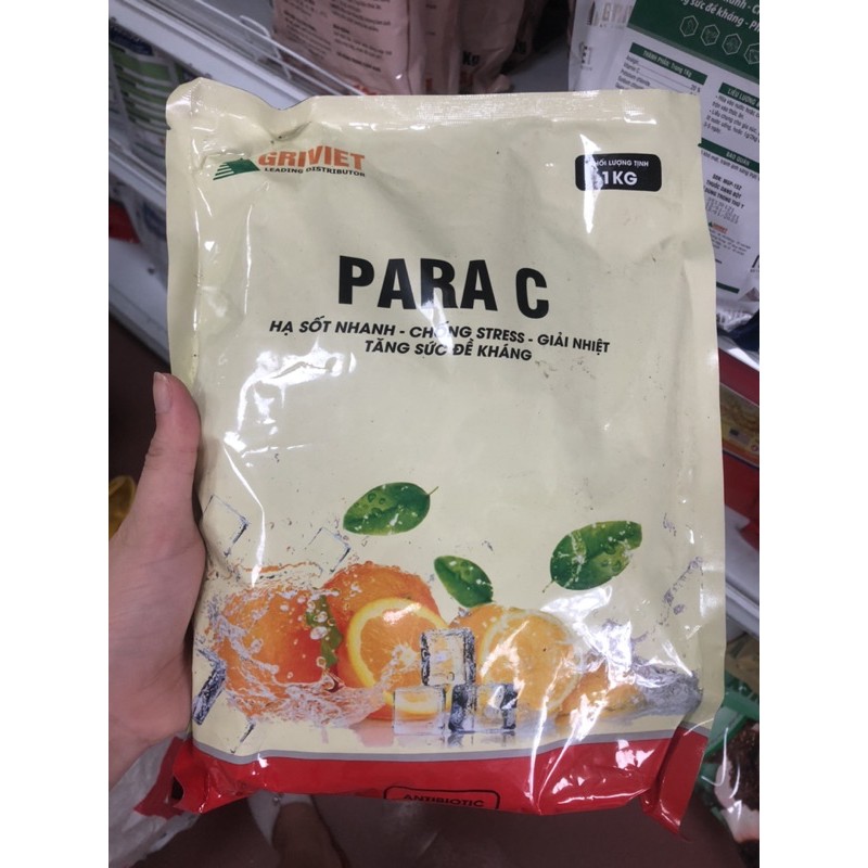 Para-C giải nhiệt hạ sốt, kích thích thèm ăn cho gia súc gia cầm