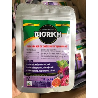 Biorich - Phân bón hữu cơ chuyên dụng tăng đậu trái và tăng số lượng - màu sắc hoa - Rau&Hoa Shop