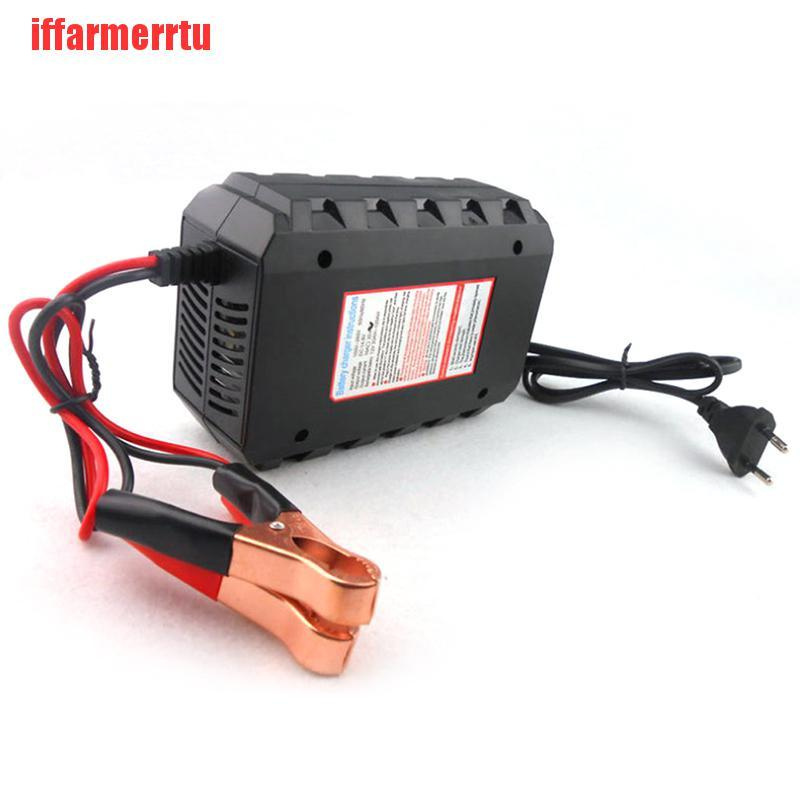 {iffarmerrtu}Car Battery Lead Acid Charger Automobile Motorcycle 12V 20A Intelligent LCD HZQ