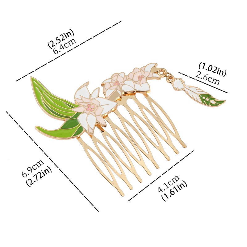 Kẹp Tóc Hoa Dùng Hóa Trang Nhân Vật Trong Game Genshin Va Chạm Aether Lumine