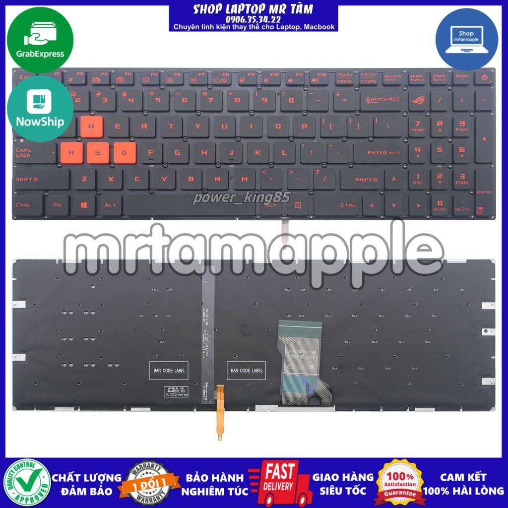 (KEYBOARD) BÀN PHÍM LAPTOP ASUS GL502 dùng cho Asus GL502 GL502V GL502VM GL502VT GL502VY