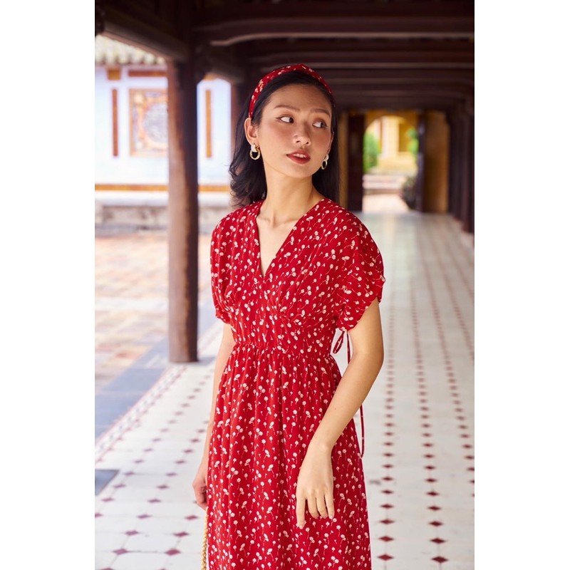 váy hoa rút dây tay | BigBuy360 - bigbuy360.vn