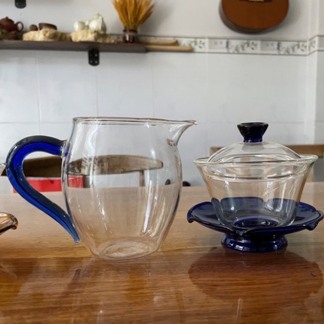 Chén khải pha trà bằng thuỷ tinh cao cấp