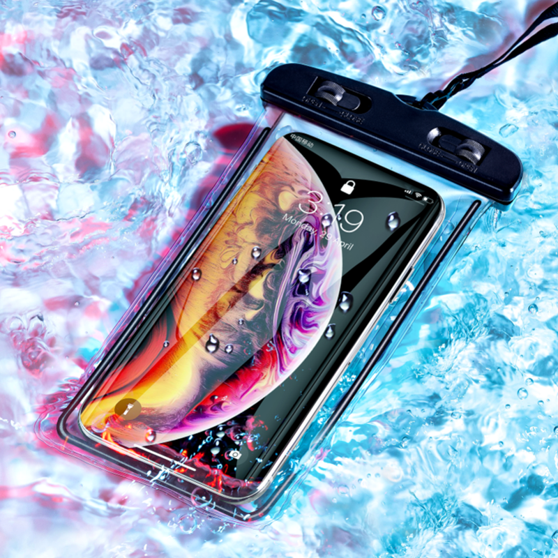 Túi đựng điện thoại chống thấm nước có dây đeo tiện dụng cho Samsung Huawei Xiaomi iPhone 11 XS MAX 8 7 6 6S Plus