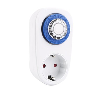24 Hours Plug-in Timer Switch Mechanical Timing Socket Time Controller Intelligent Timing Socket