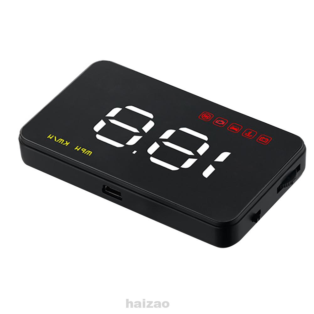 A100 Overspeed Alarm HUD Warning Car Universal Multifunction Head Up Display