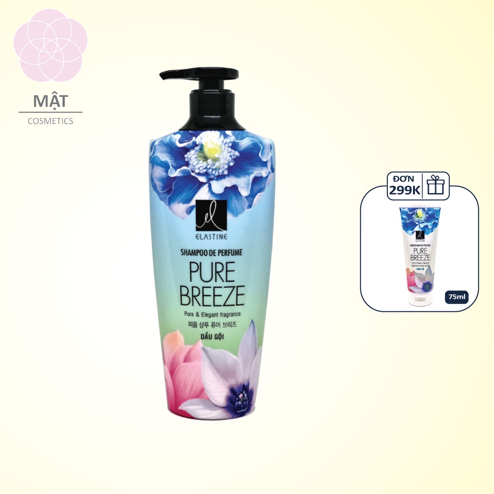 Dầu gội nước hoa Elastine Pure Breeze 600ml