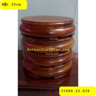 Đôn gỗ hương mặt 20cm rất đẹp