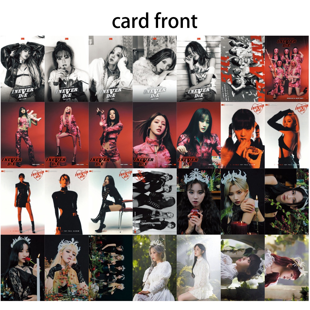 Set 54 Tấm Thẻ Ảnh Lomo Sưu Tầm Các Thành Viên Nhóm Nhạc Kpop