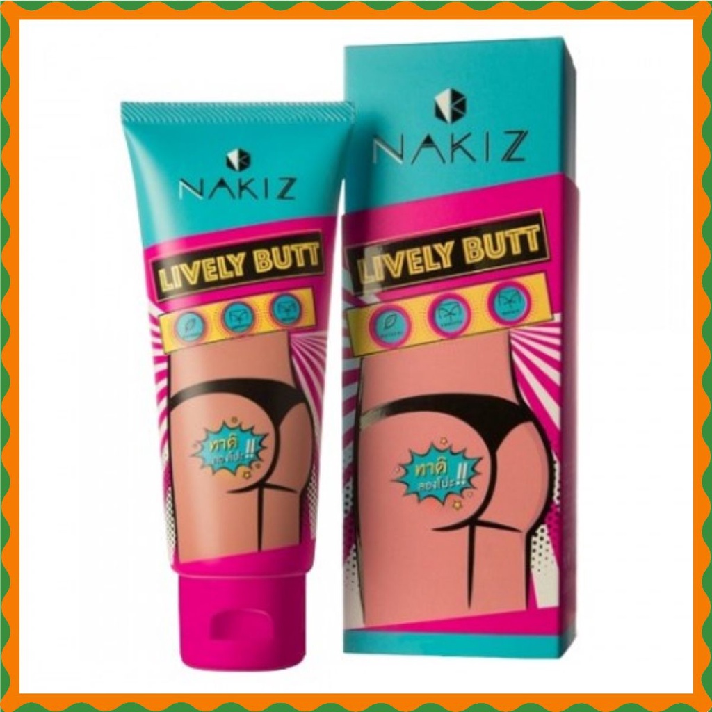 NAKIZ LIVELY BUTT 〡 Kem thoa thâm, mụn Mông, Bẹn, Nách, Lưng, Nhũ hoa, Cùi chỏ, Đầu gối lifa_spa | BigBuy360 - bigbuy360.vn