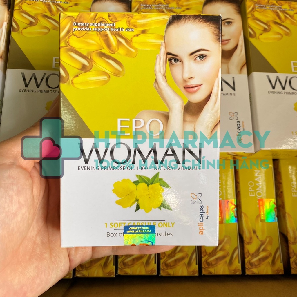 Tinh dầu hoa anh thảo EPO WOMAN - Hỗ trợ làm đẹp da, giảm mụn, mờ thâm, cân bằng nội tiết tố