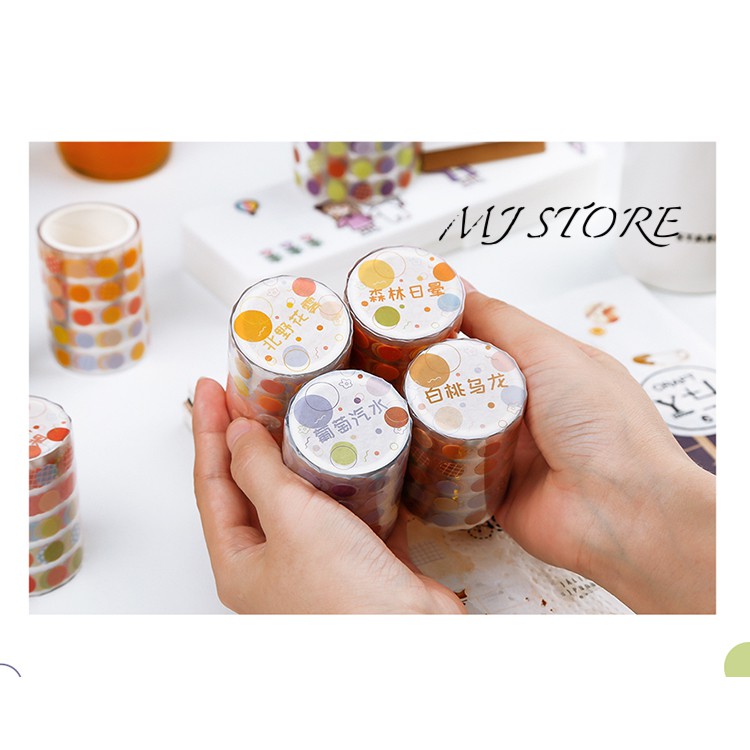 Băng keo dot PET - Washi tape