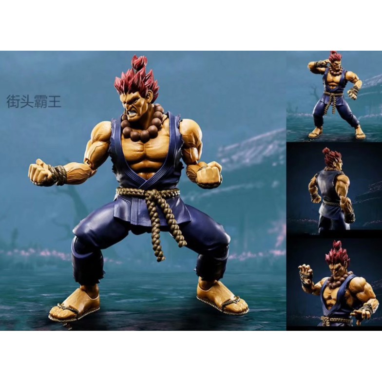 Mô Hình khớp Street Fighter đấu sĩ Akuma 16cm