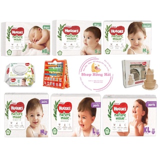 ♘❐◘(có quà) Bỉm cao cấp Huggies platinum Nature made size M58/L44/XL 38/XXL26/S82/NB60