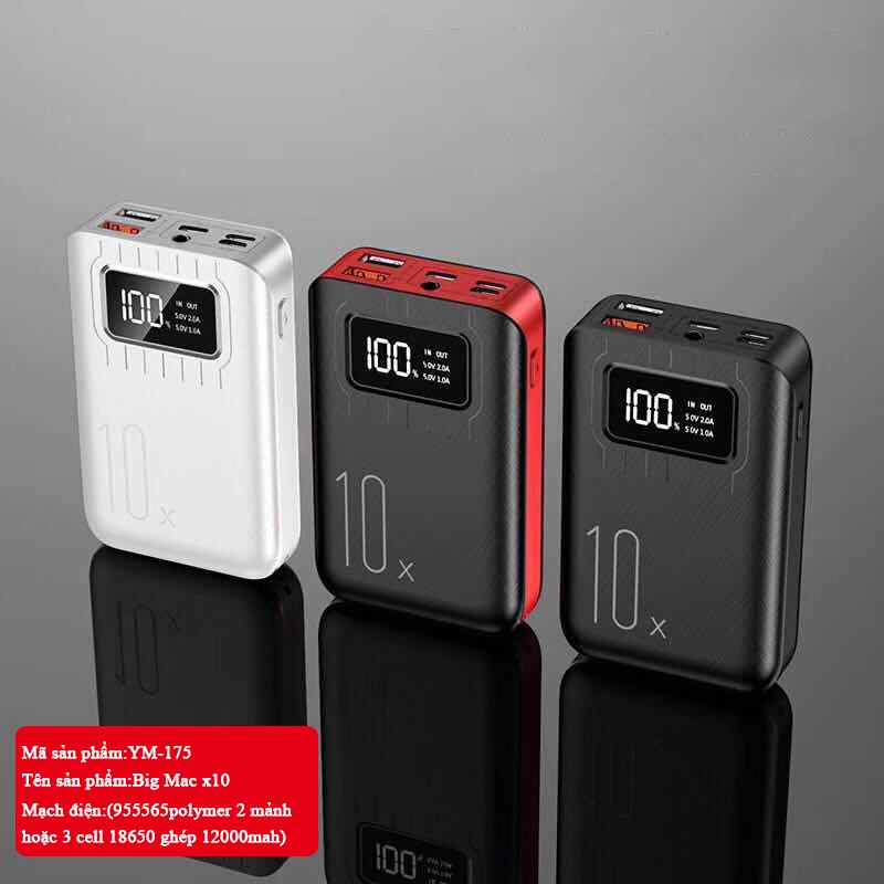 Pin sạc dự phòng mini 30.000mAH BigMac - HanruiOffical