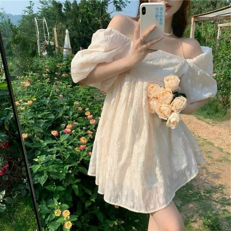 Vải tơ sống ép hoa