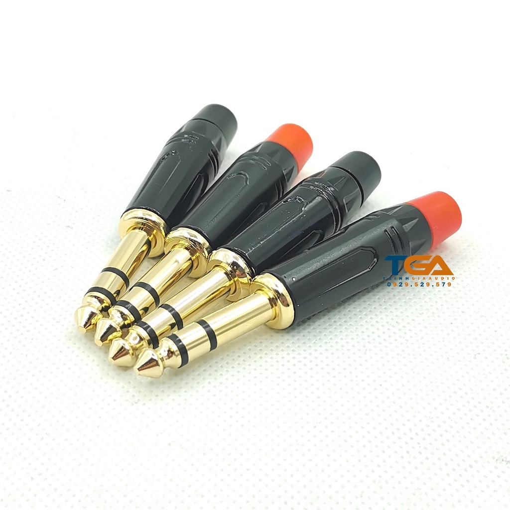 Jack rắc 6ly, 6.5ly, hàn dây. Stereo 3 khấc