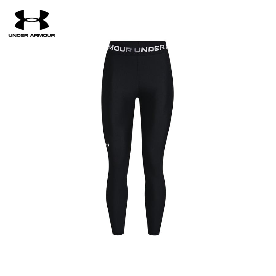 Quần legging thể thao nữ Under Armour HeatGear® Armour Wordmark Waistband Full-Length - 1365353-001